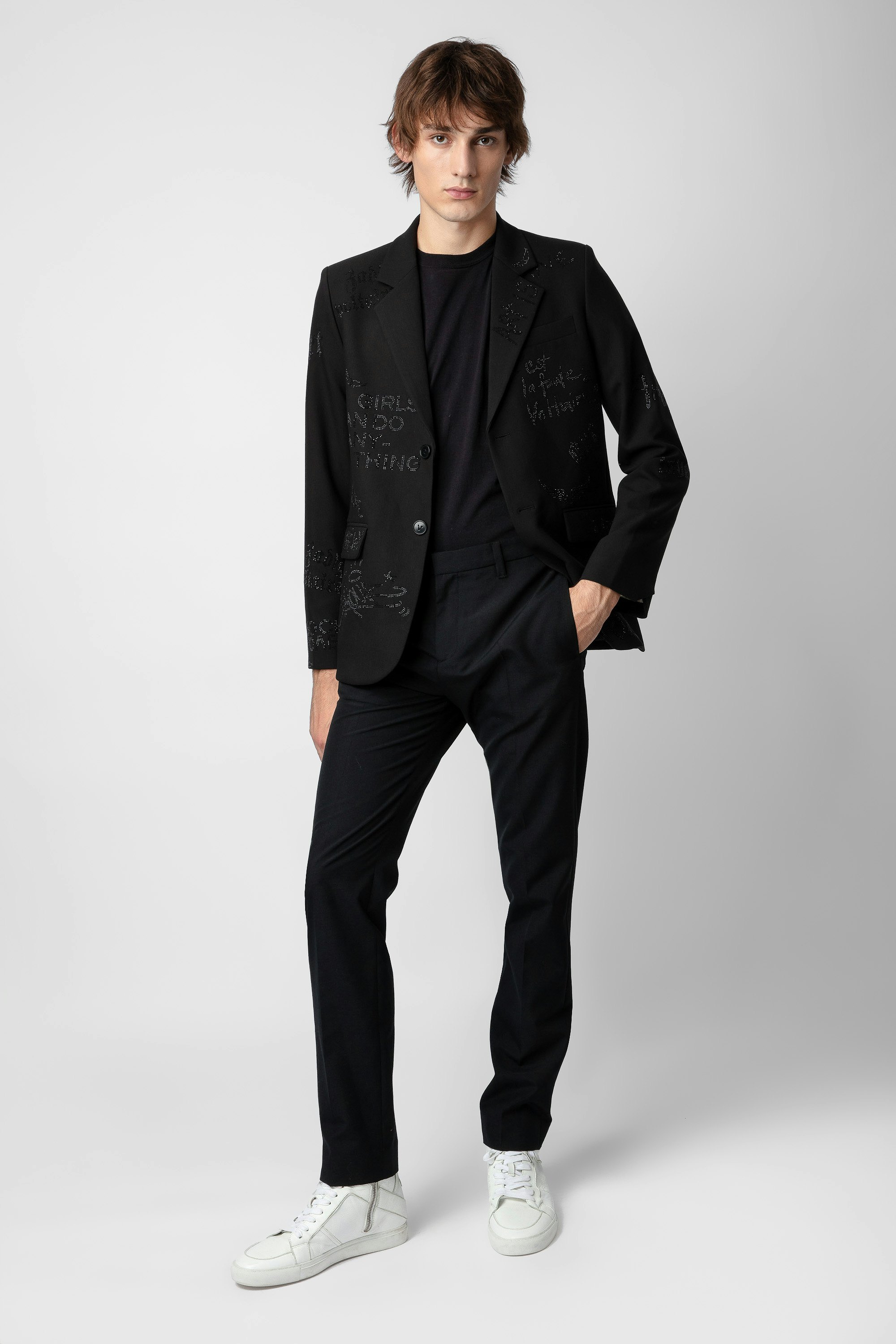 Blazer Vanille Strass