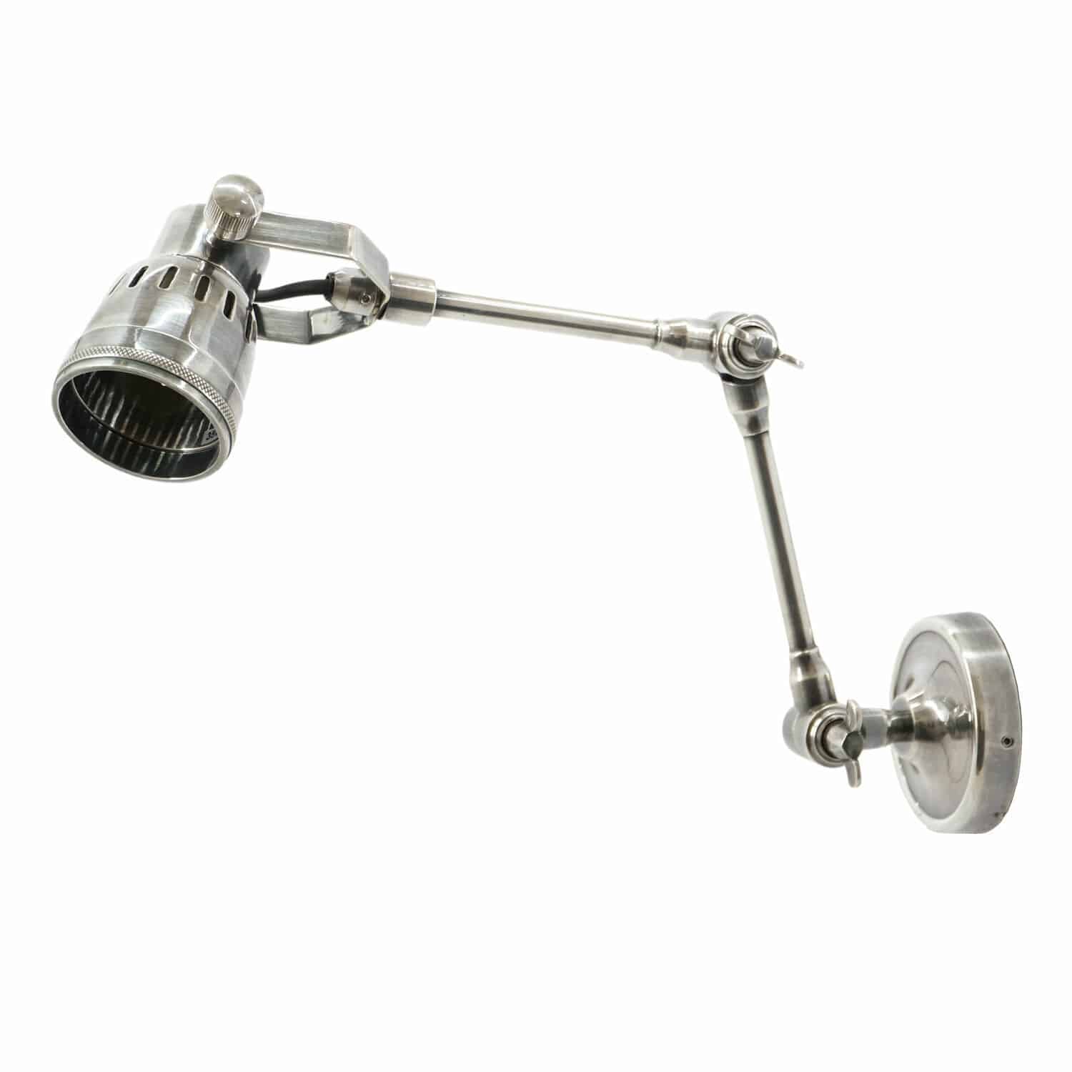 Wandlampe Abagail antiksilber