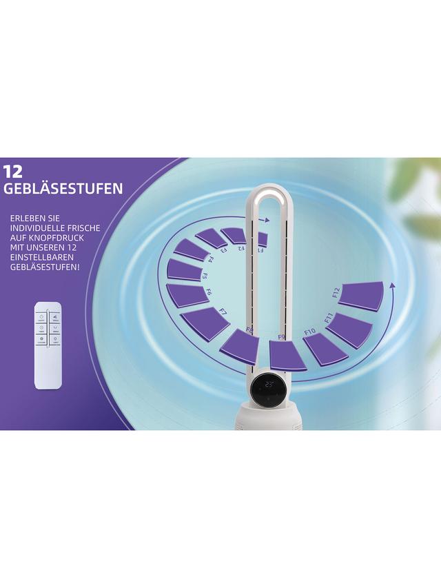 Wohlfühlklima Turmluftkühler 3in1 – Ventilator mit Kühlung & Luftbefeuchter