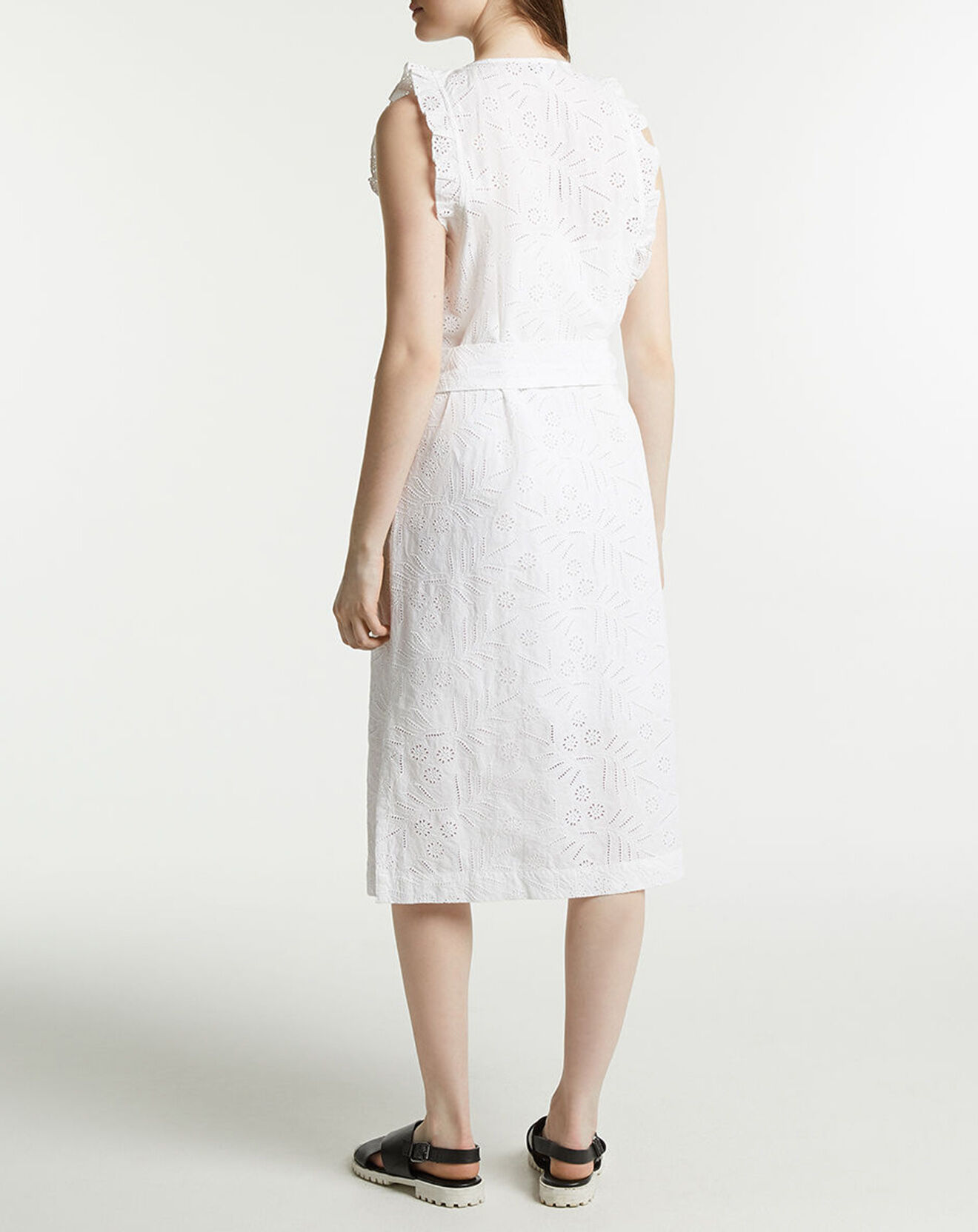 Tommy Hilfiger Robe Broderie Anglaise blanche