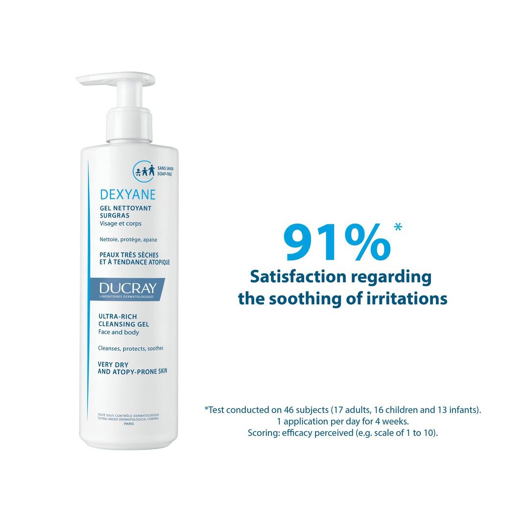 Ducray Dexyane Gel Limpeza 400ML - 400ml