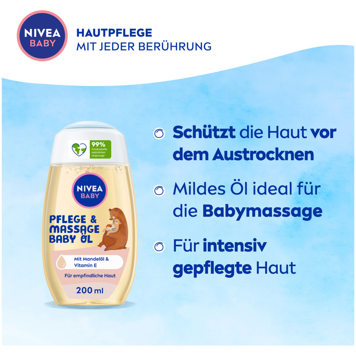 Nivea Pflege & Massage Baby Öl