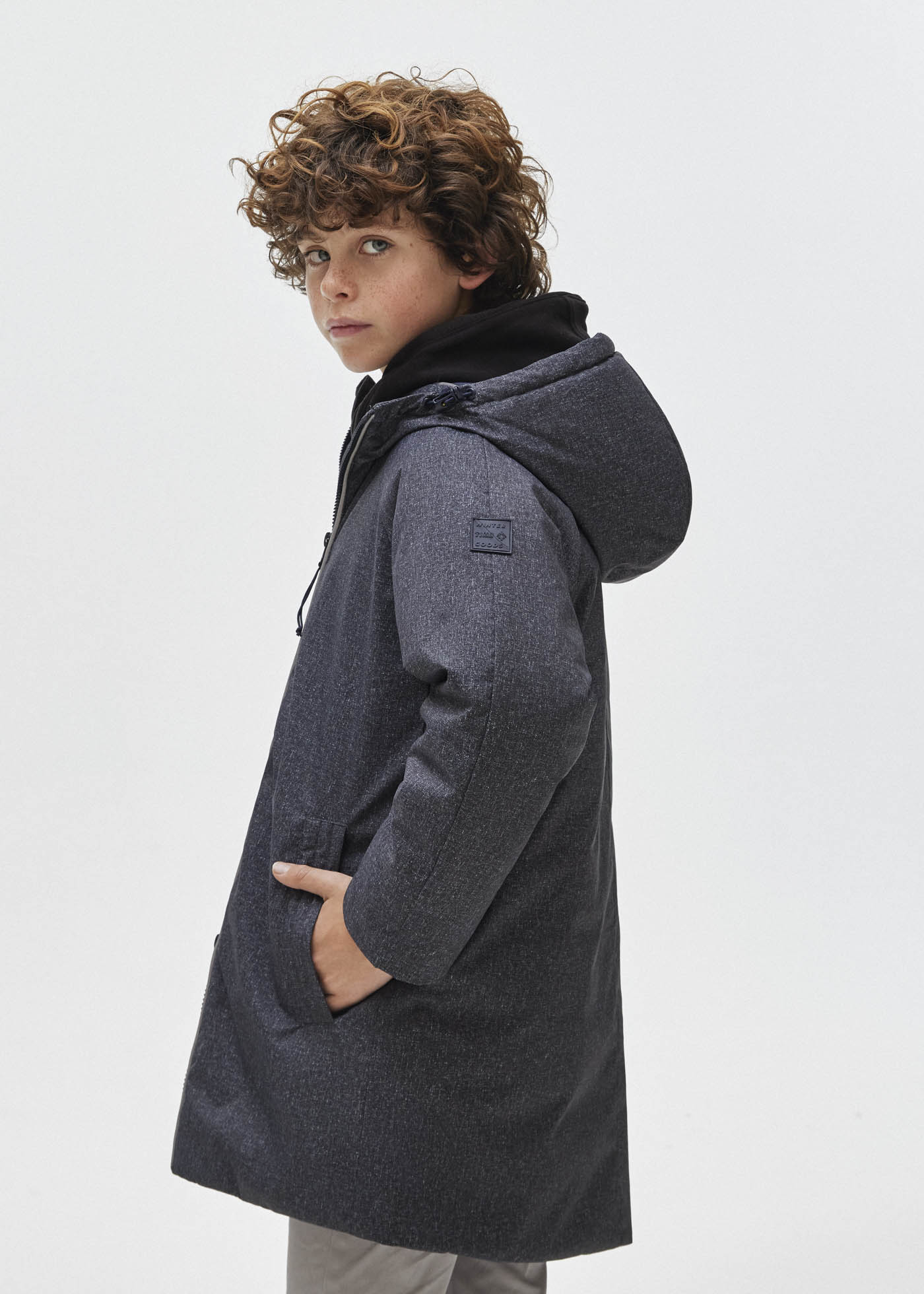 Jaqueta parka infantil