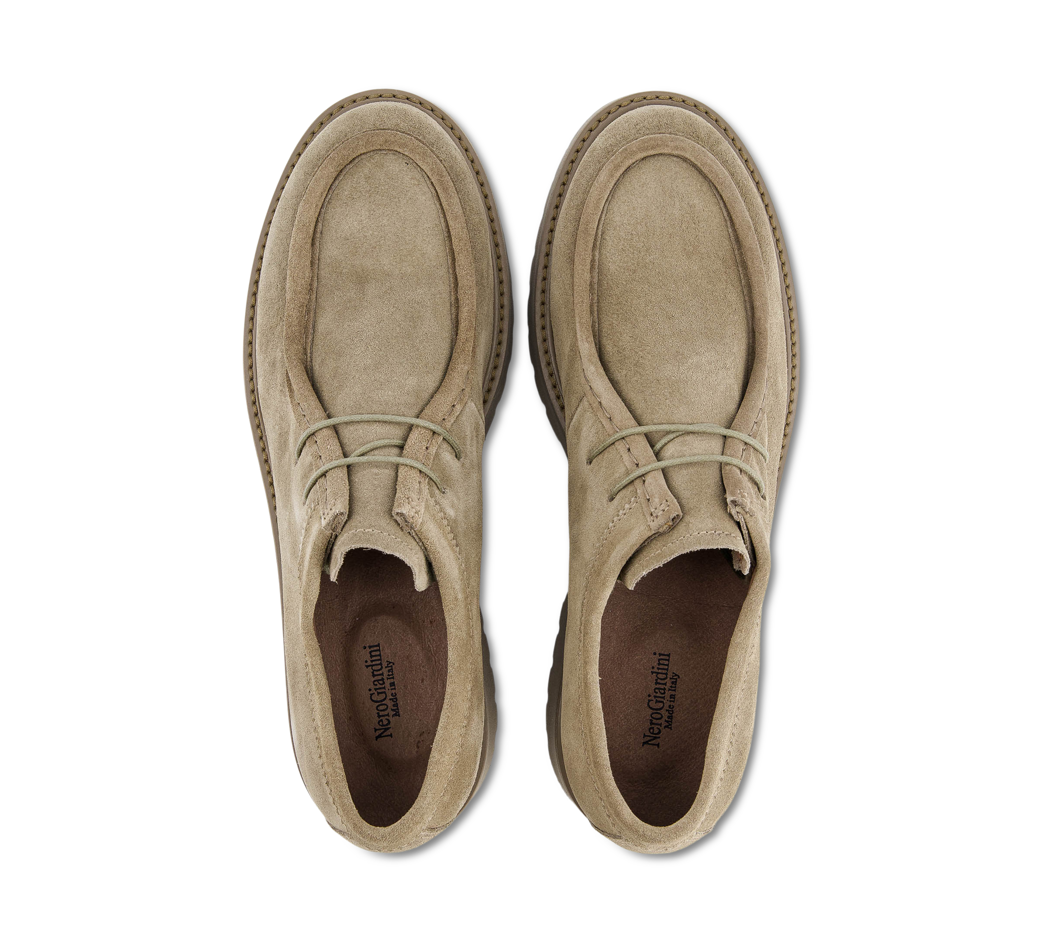 Nero Giardini Schnürschuhe beige/taupegrau