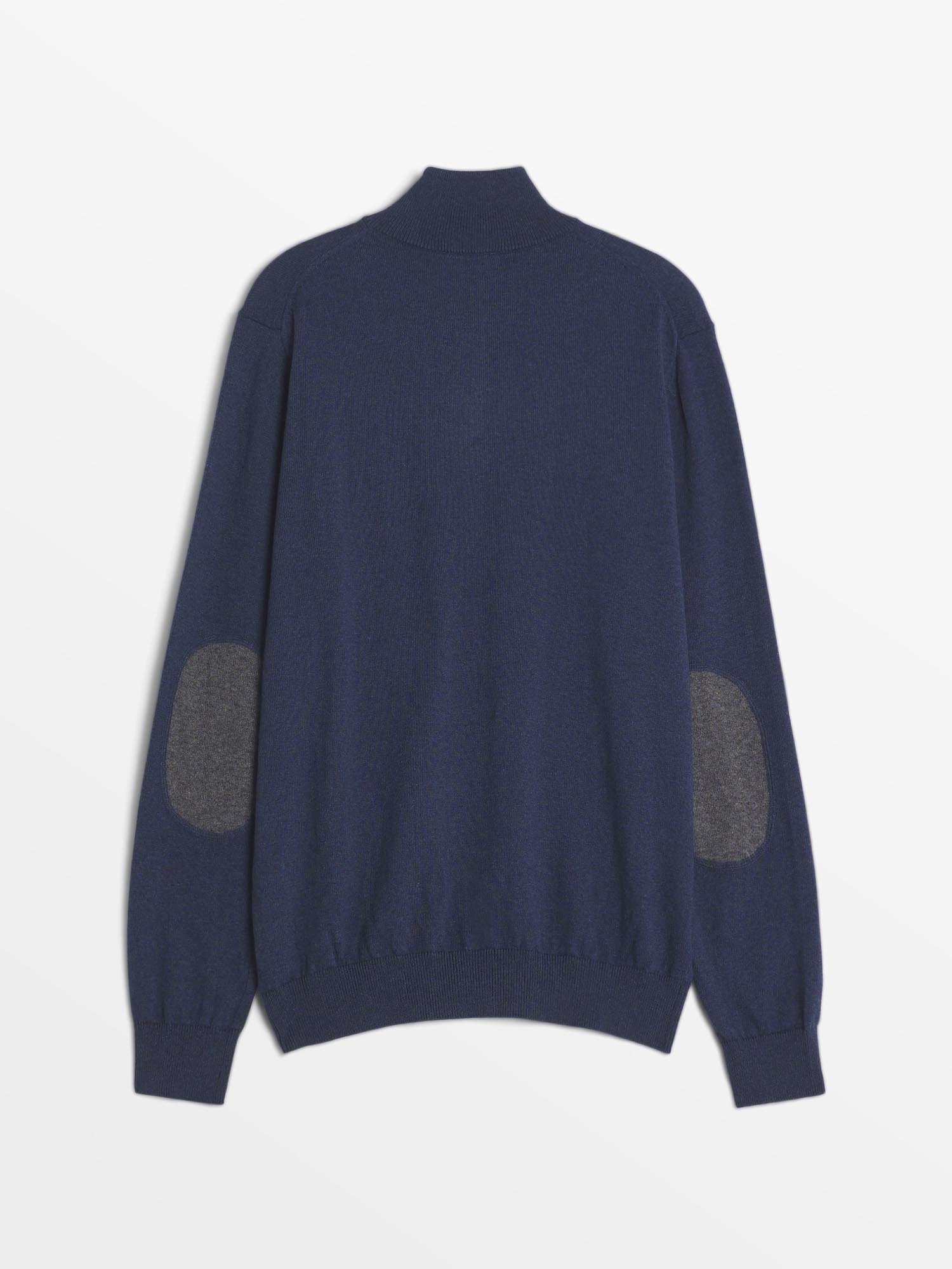 Pull Homme Col Camionneur Bleu