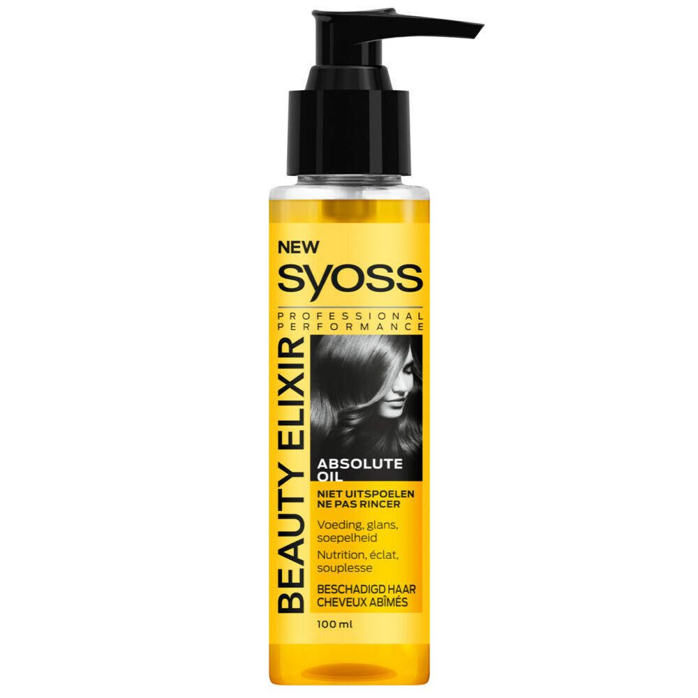 Syoss Keratin Shampoo & Conditioner + Beauty Elixir Absolute Haarolie Pakket
