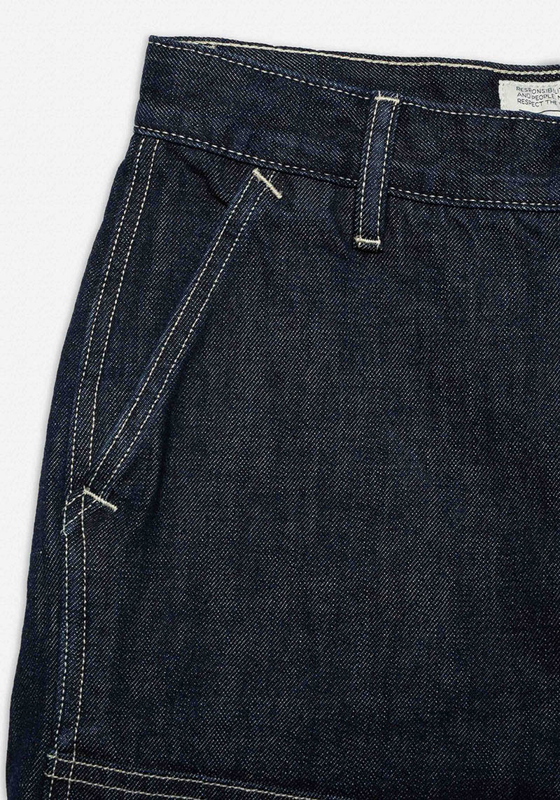 Nudie Jeans Jeans Wendy Double Knee Denim Pants Dark Blue