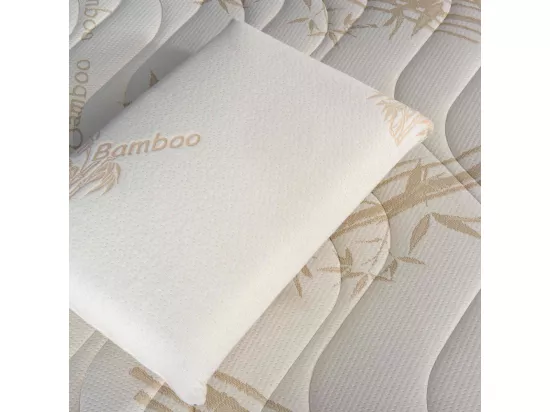 OLYMPE LITERIE | Oreiller 40x60 cm BAMBOO | Mousse avec mémoire de forme