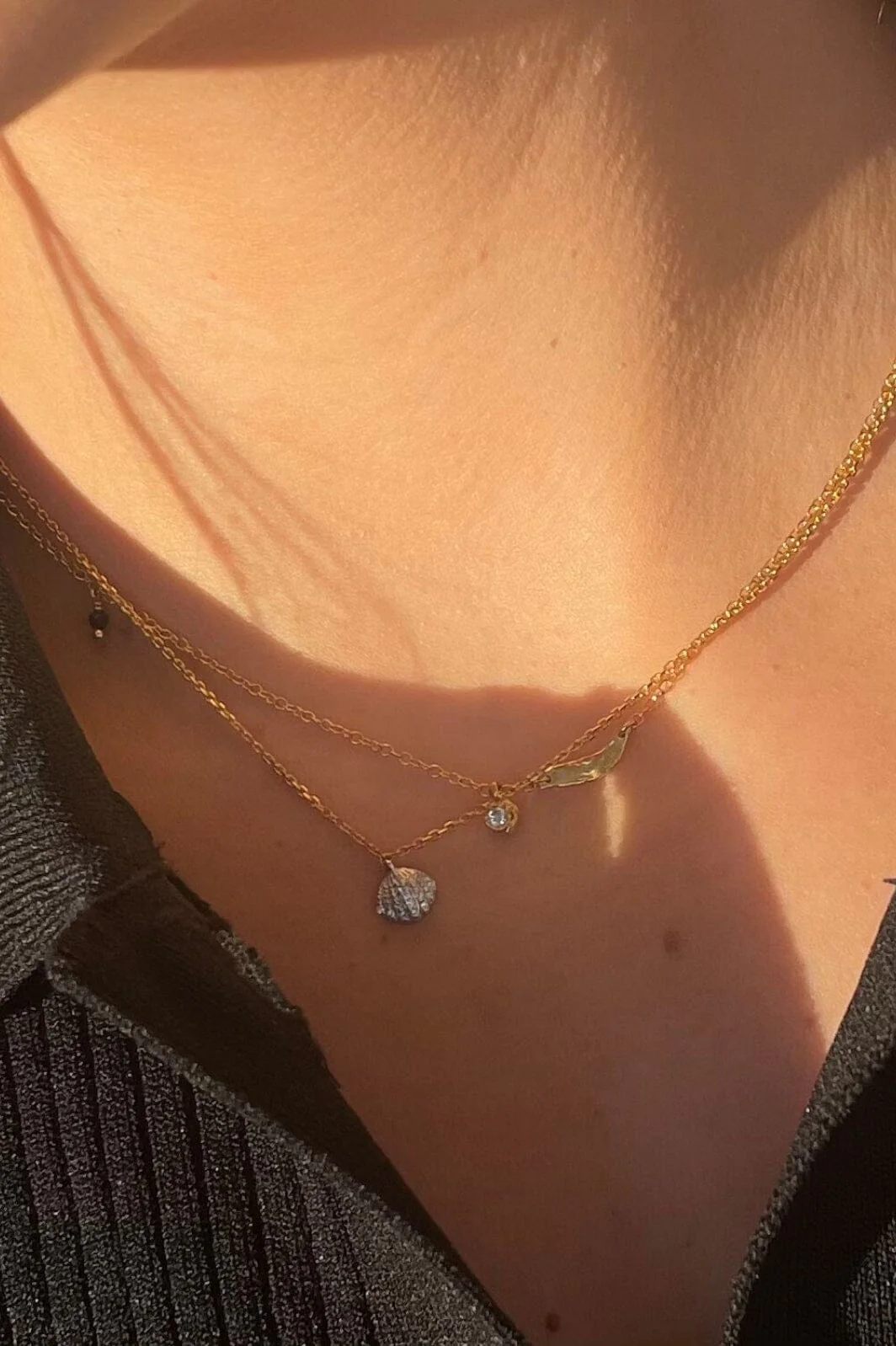 Stine A Tres Petit Vintage Shell Necklace
