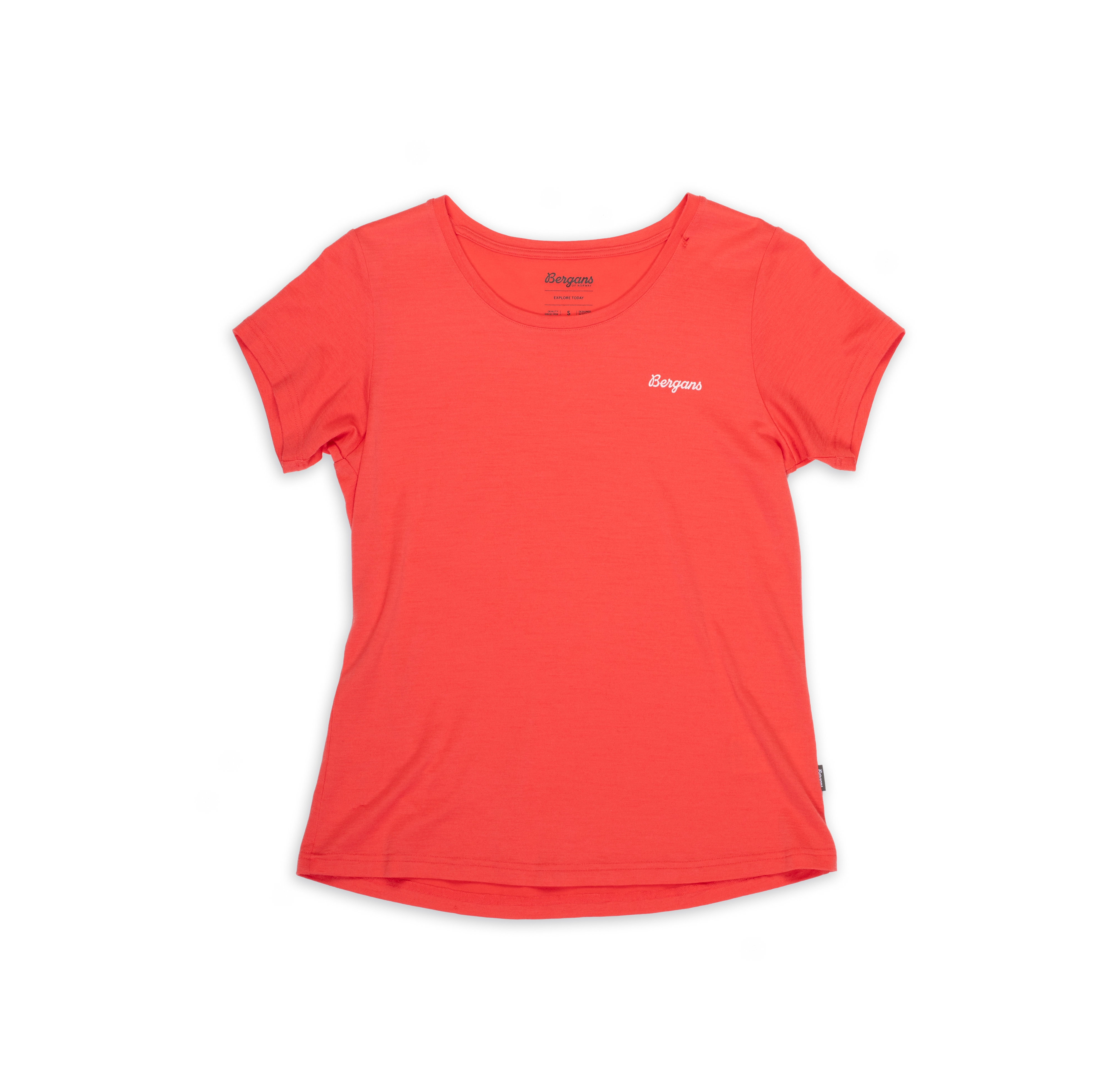 Rabot Emblem Wool Tee Women Fire Red