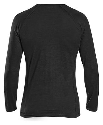 Sous-Maillot Hiver Manches Longues GripGrab Merino Polyfibre Noir
