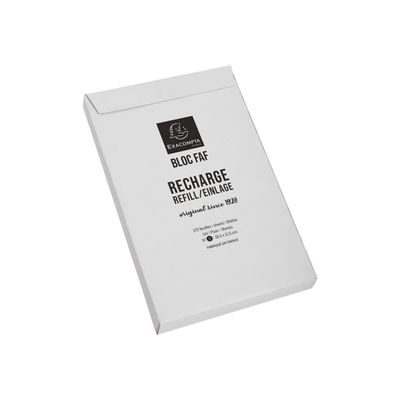 Exacompta L'Esprit Paris FAF N°3 - Recharge pour bloc FAF - 18,5 x 11,5 cm - uni