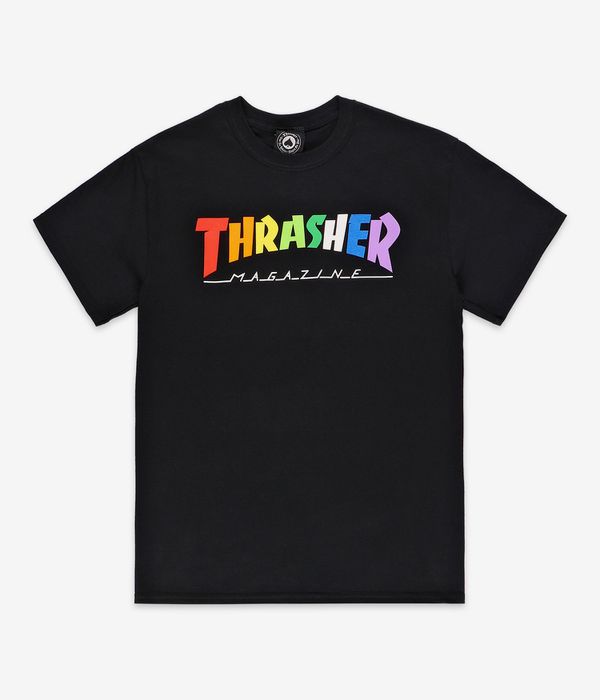 Thrasher Rainbow Mag T-Shirt (black)