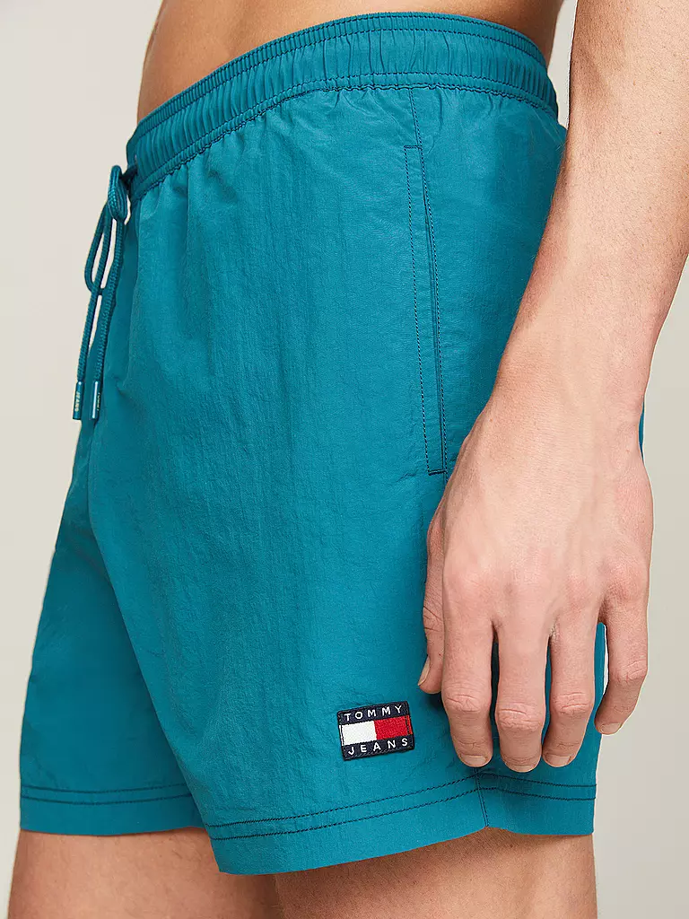TOMMY JEANS Badeshorts petrol