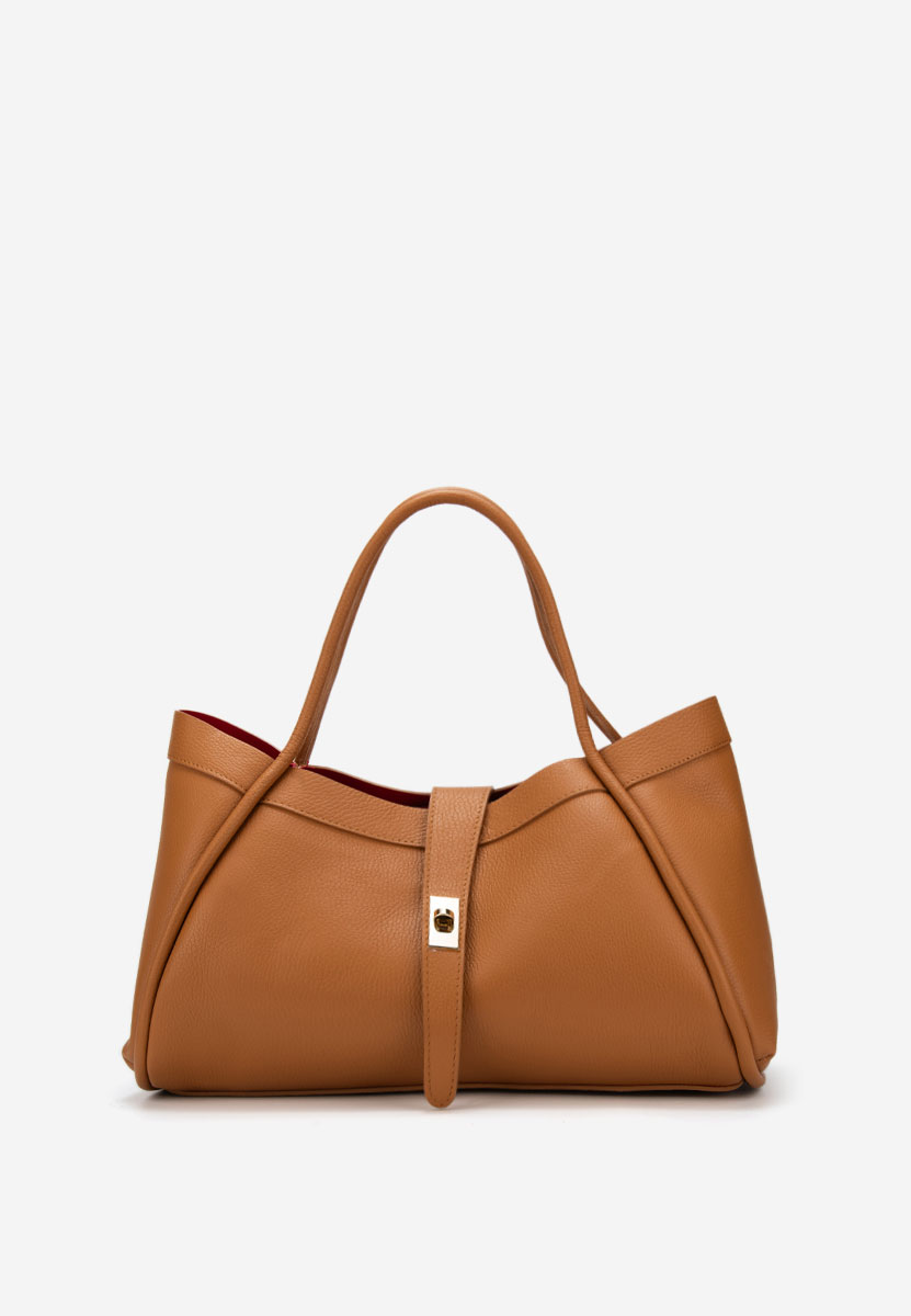 Sac en cuir naturel chameau Oniana