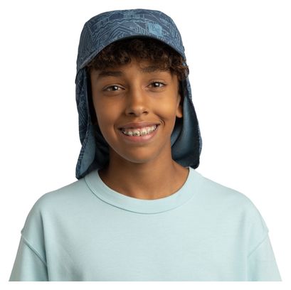 Casquette Enfant Buff Sahara Bleu