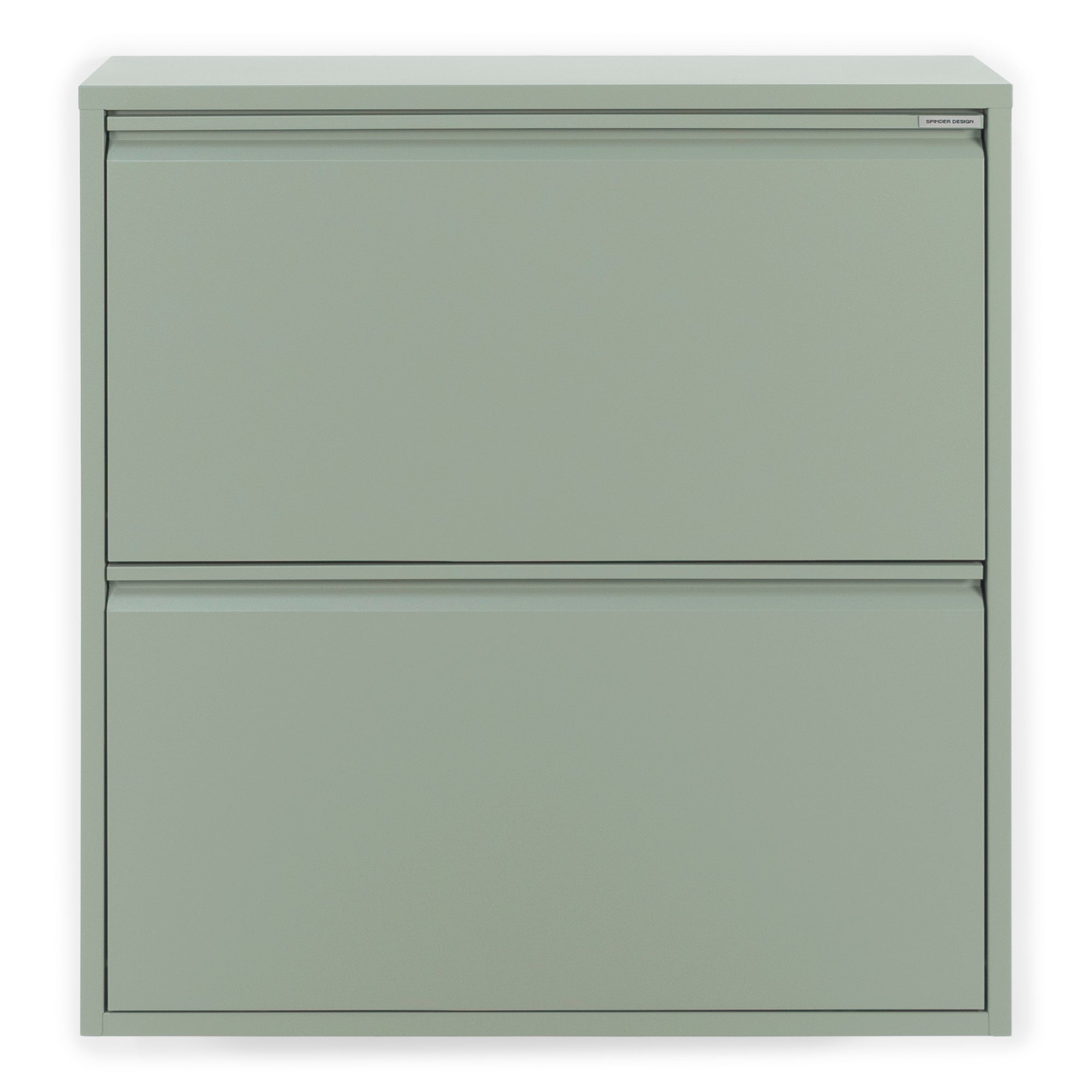 Spinder Design Billy 2 Schoenenkast - Dusty Green