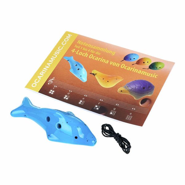 Thomann Ocarina 4H G Sopran Dolphin BL