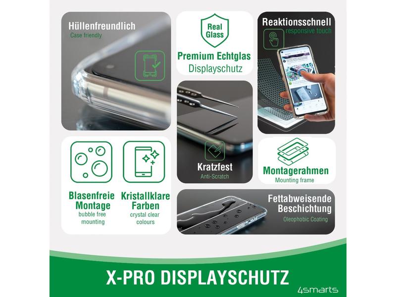 4smarts Displayschutz X-Pro Clear Galaxy A54 Displayschutz für das Samsung Galaxy A54