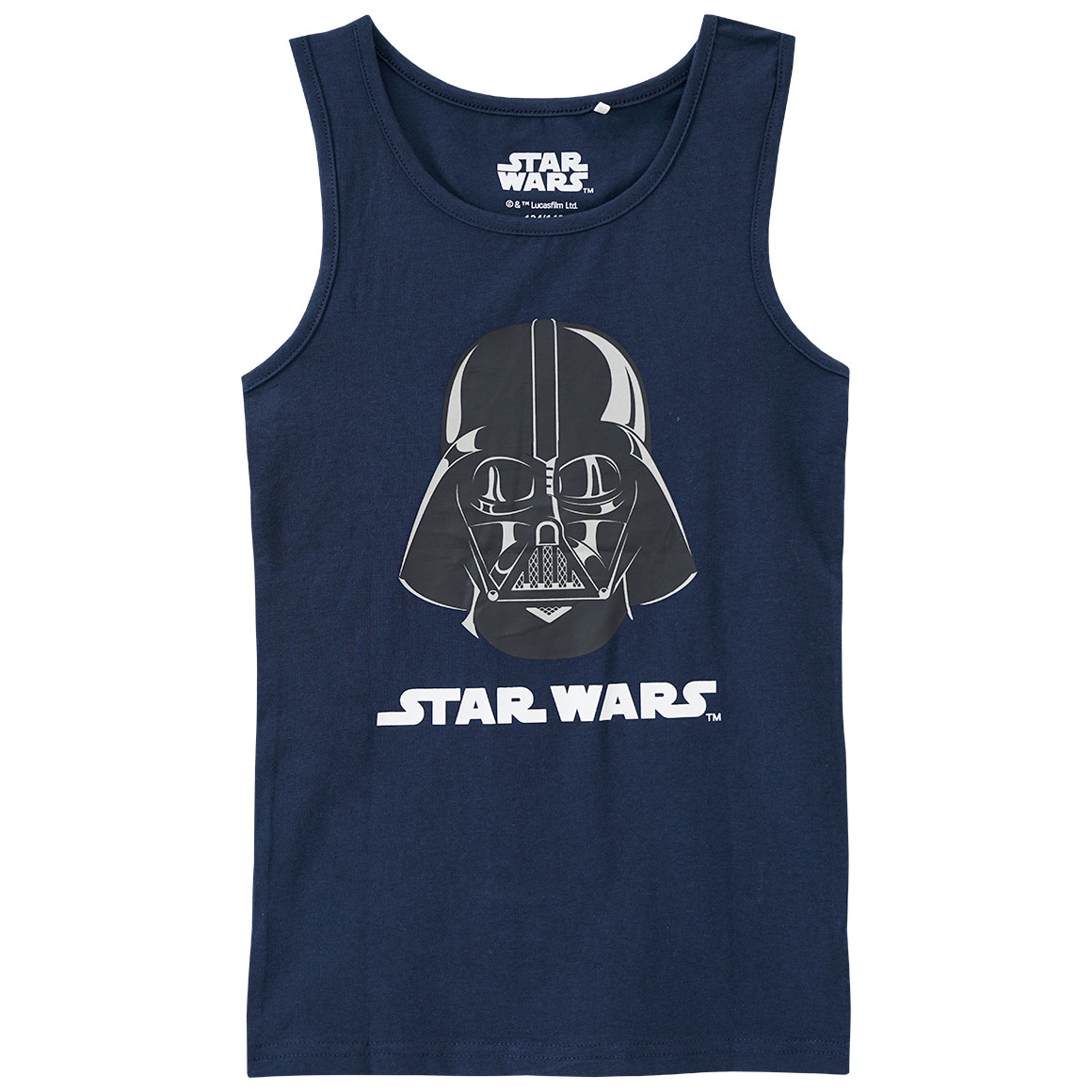 Yigga 2 Star Wars Unterhemden mit Print schwarz / dunkelblau