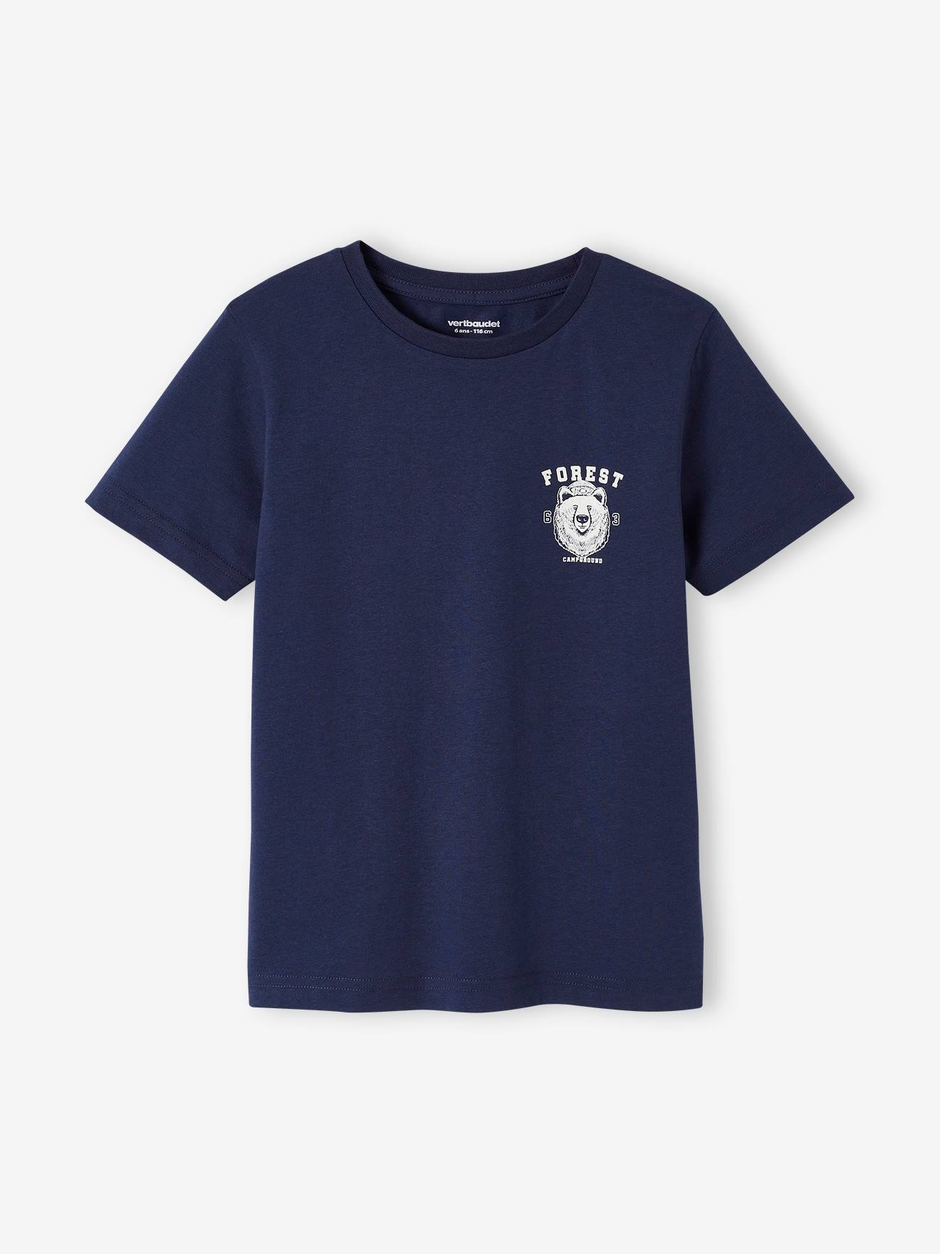 Conjunto com 3 camisetas de manga curta sortidas para meninos, na cor amarela.