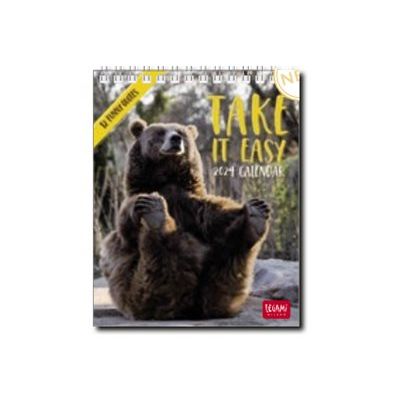 Legami Photo Collection - Calendrier 2024 - 12 x 14,5 cm - soyez tranquille