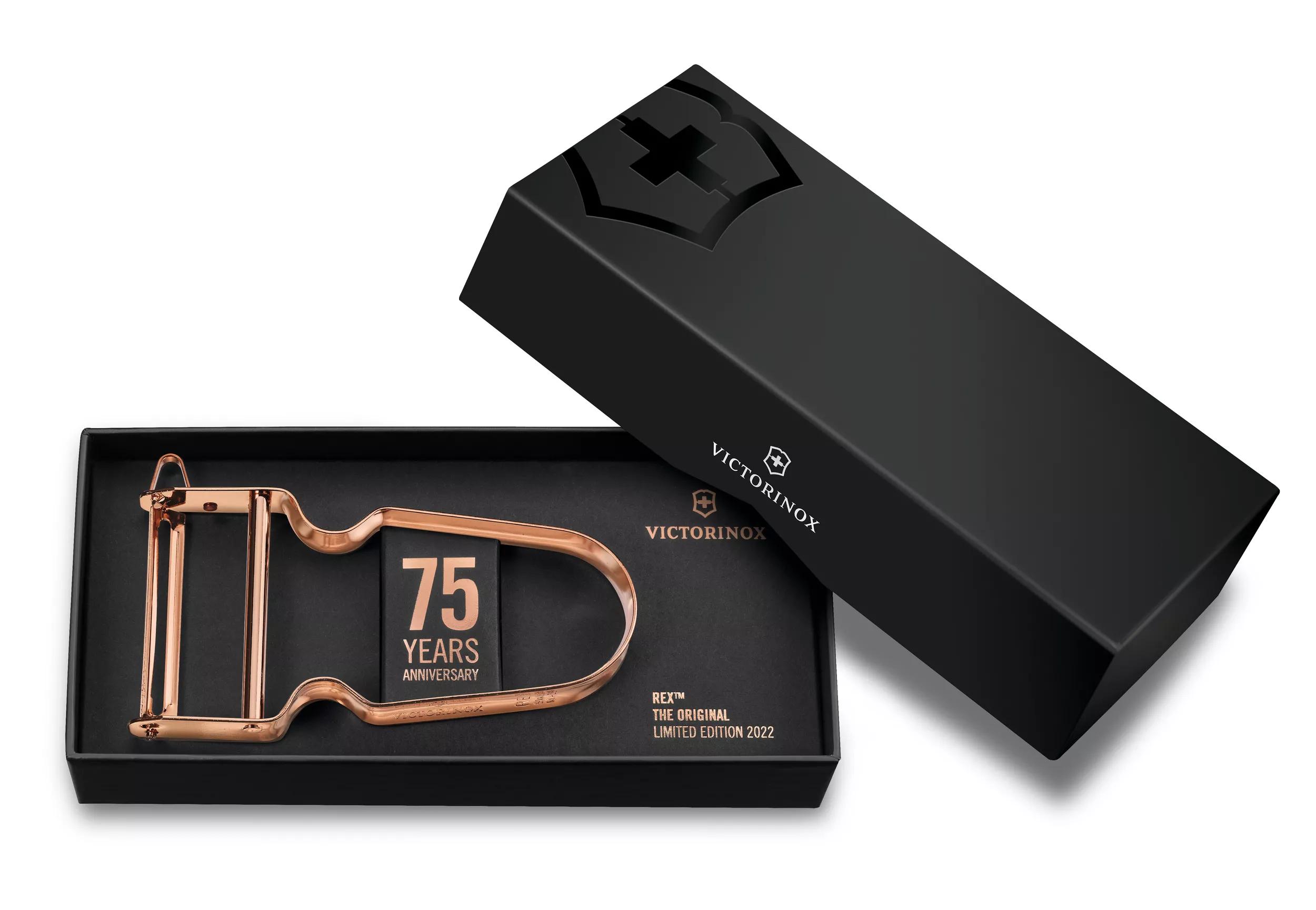 REX Sparschäler 75 Jahre Special Edition 2022-Rosé-Gold