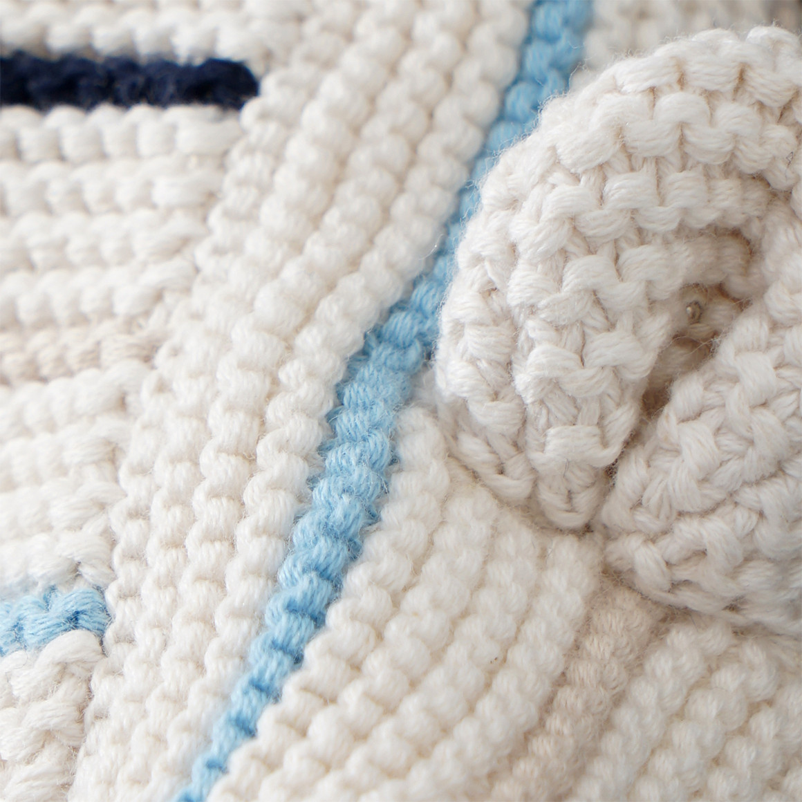 Topomini Newborn Strickjacke mit Kapuze creme