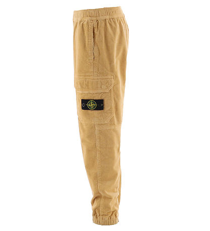 Stone Island Fløjlsbukser - Natural Beige