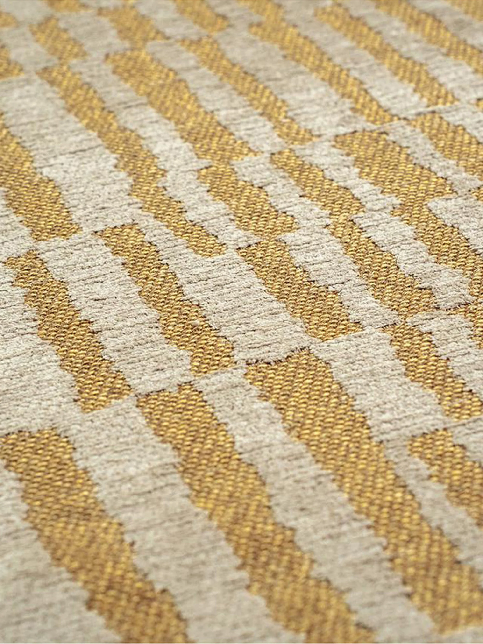 Wasbaar jacquard in- & outdoor vloerkleed Berber