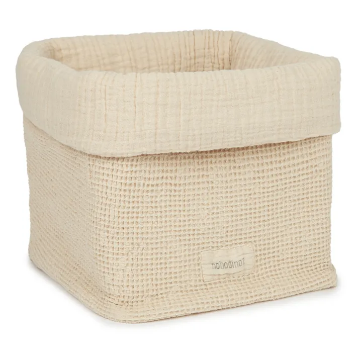Nobodinoz Panier de rangement Wabi-Sabi | Gingembre