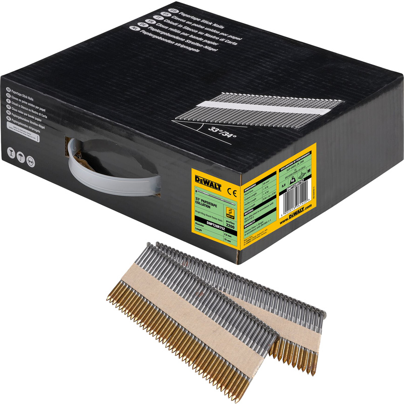 DeWALT spijkers ring helder 2,8x75mm
