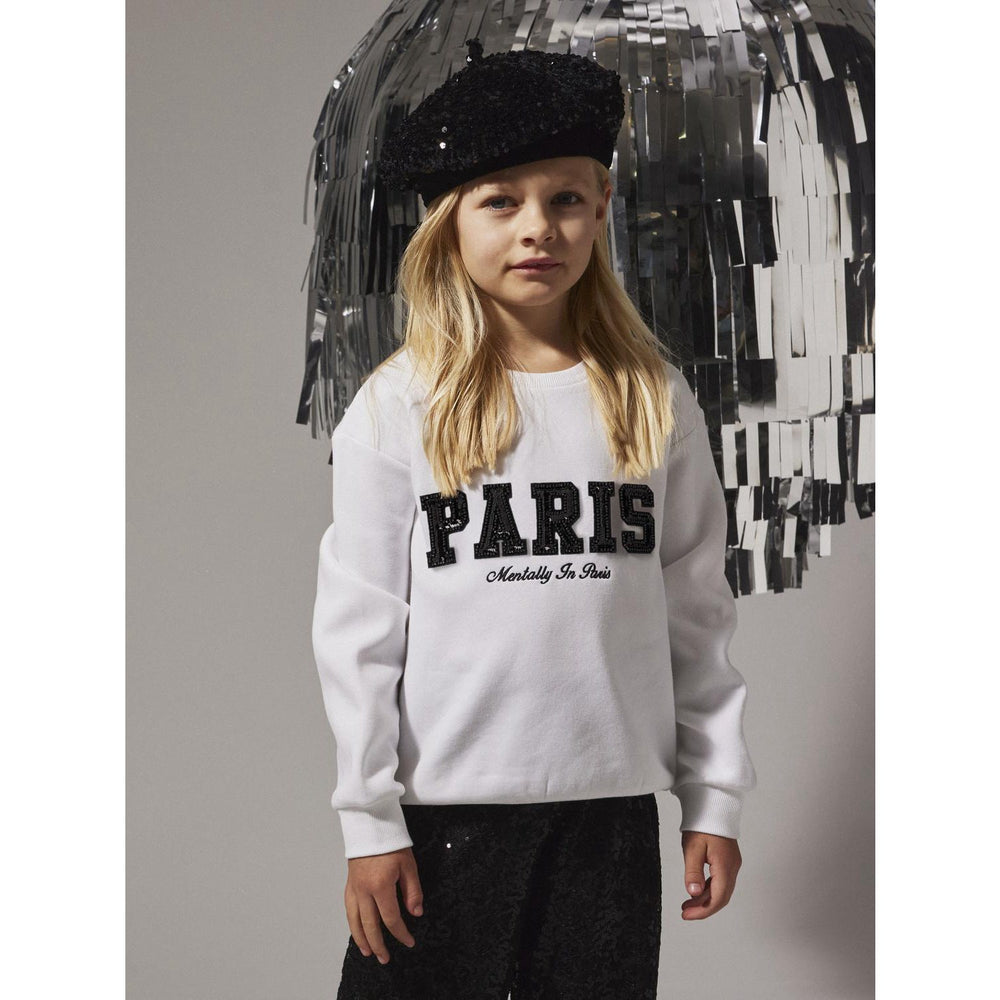 Køb Name It Bright White Nkfretta Ls Nreg Sweat Box Bru