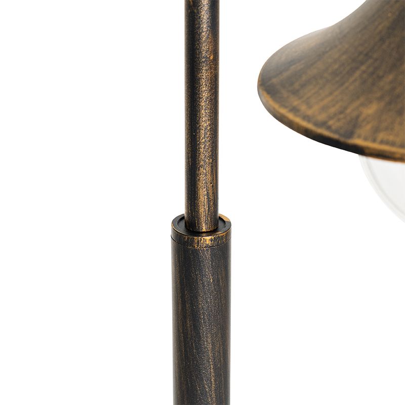 Klassieke buiten lantaarn antiek goud 100 cm IP44 - Daphne