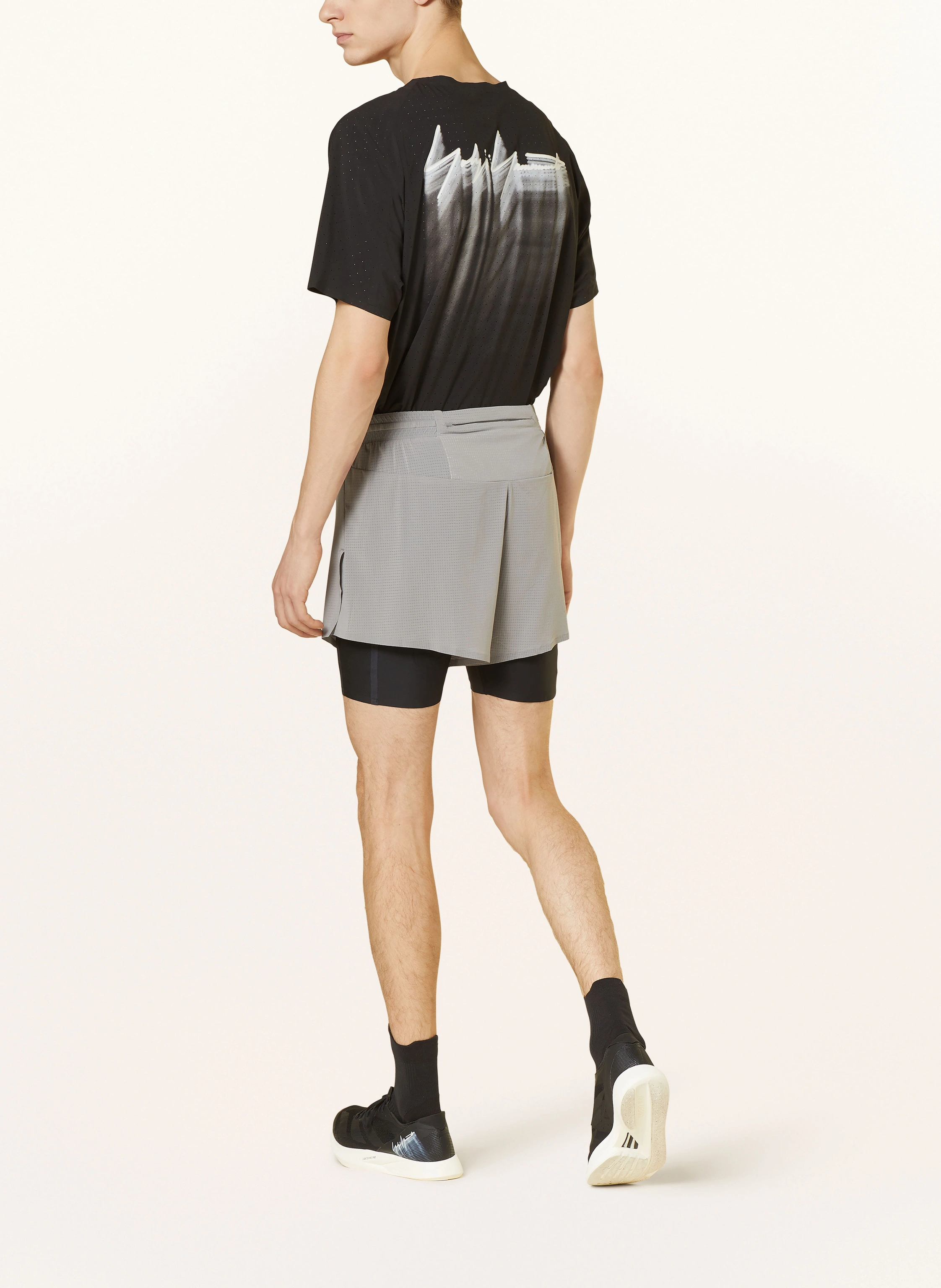 Y-3 2-in-1-Laufshorts