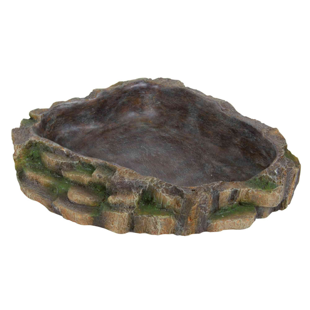 Ecuelle pour eau et nourriture. 24 x 5.5 x 20 cm. Pour reptiles.