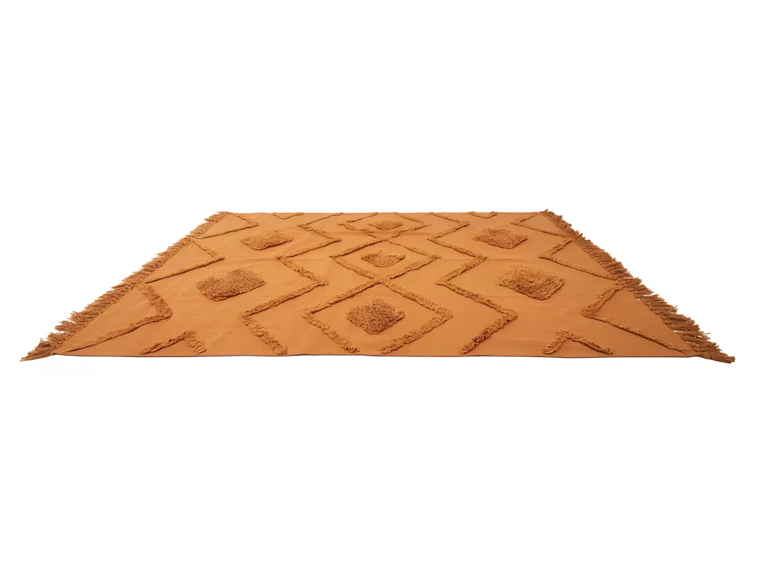 Tapis Ethinique Tufte Terracotta 120x170cm