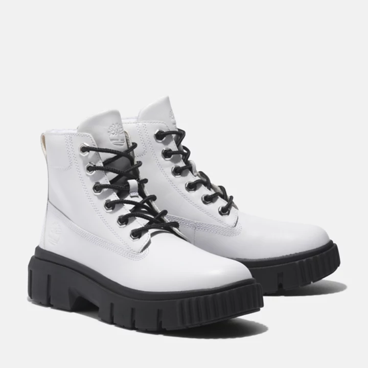 Bota Greyfield feminina na cor branca