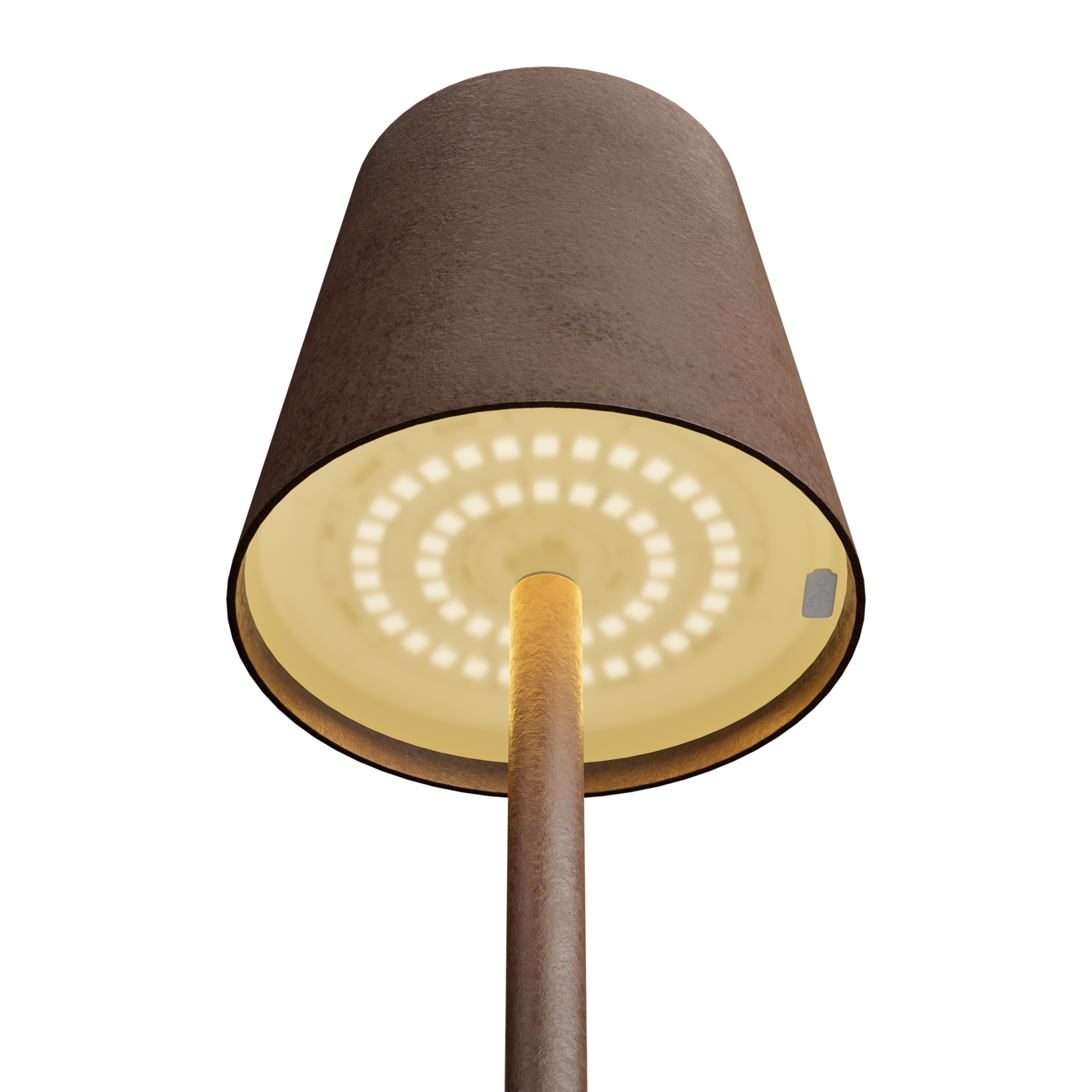 LED Tischlampe MEIRA braun