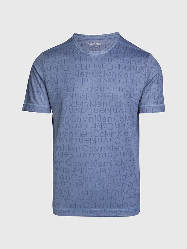 Camiseta de ginástica com logotipo