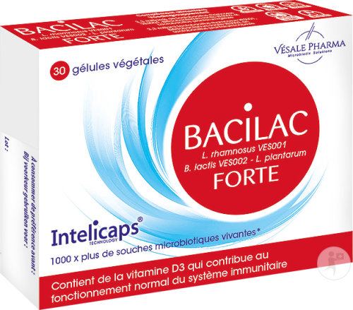 Bacilac Forte Intelicaps 30 Gélules Végétales