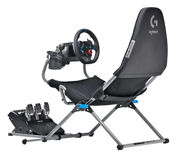 Playseat Challenge X - Logitech G Edition, Spillekonsolstol, 163 kg, Væddeløb, PC, PlayStation 4, PlayStation 5, Playstation 2, Playstation 3, Xbox, Xbox 360, Xbox One, Xbox..., 20 kg, 120 cm