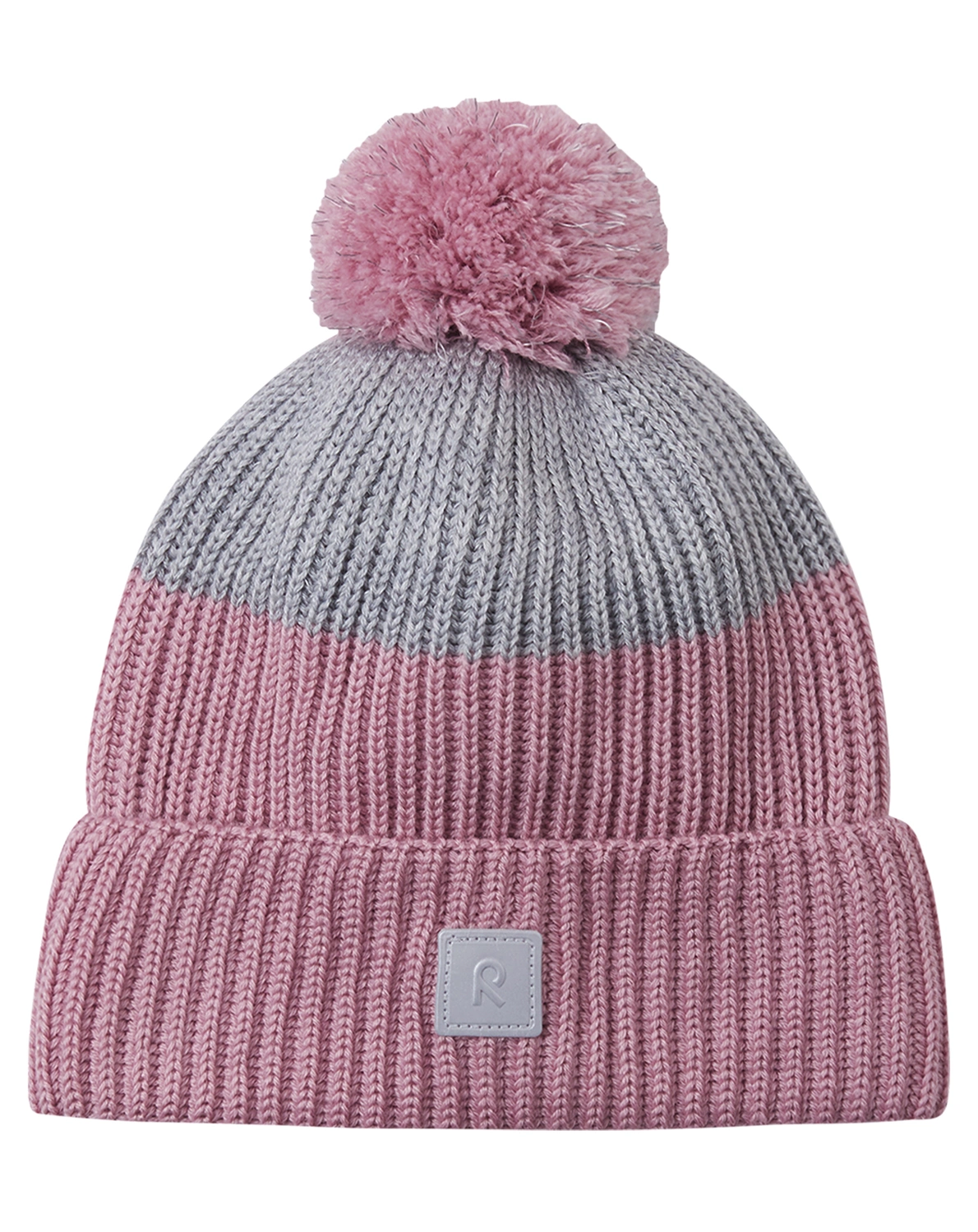Strickmütze PILKE in grey pink
