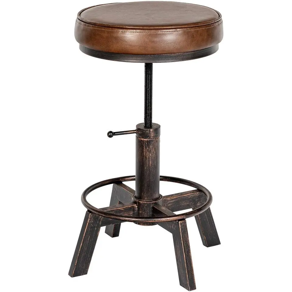 CLP Hocker Destin Kunstleer - bronzen