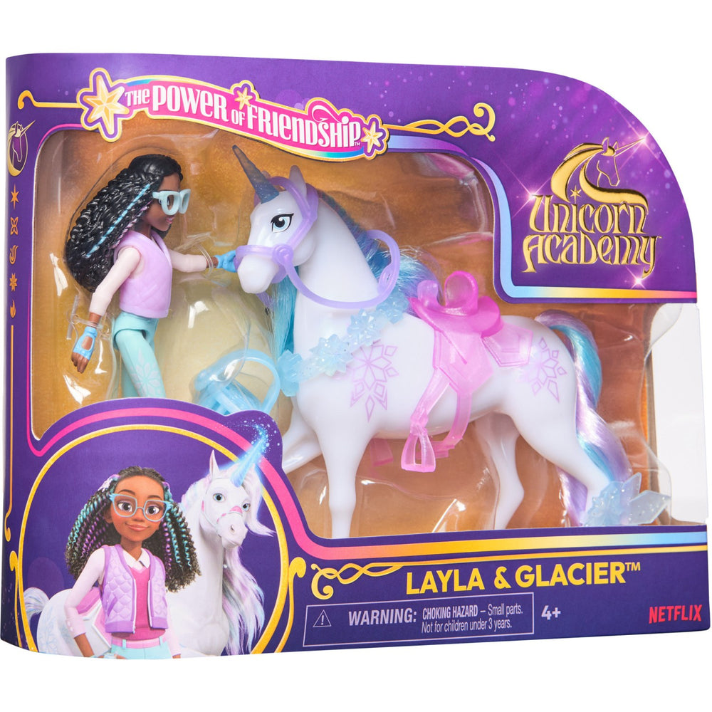 Køb Unicorn Academy Uca Dukke & Enhjørning V2 Layla & Glacier