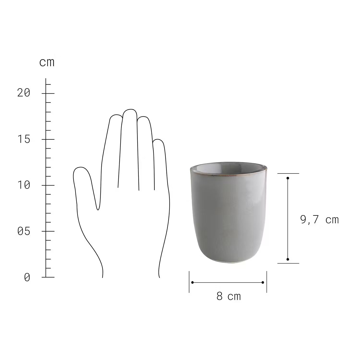 NATIVE Tasse 4er-Set