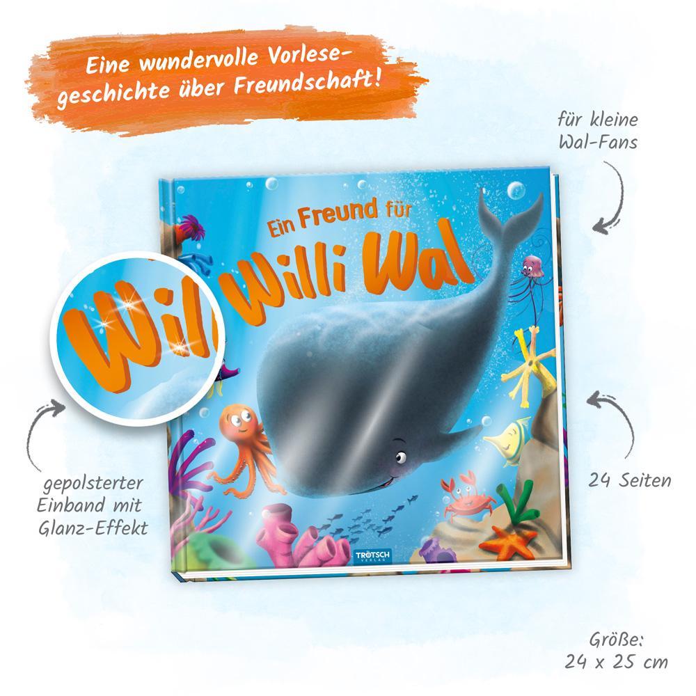 Trötsch Vorlesebuch Ein Freund für Willi Wal