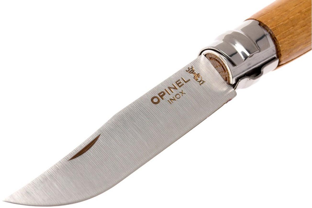 Opinel zakmes No. 6 Luxury Range, RVS, eikenhout