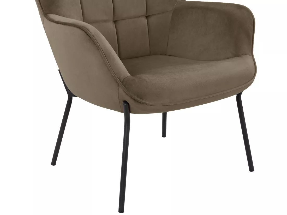Chaise longue Boris Mocca Stax