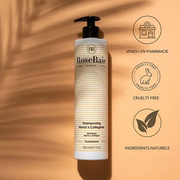 Shampoo Rosebaie Monoi x Colágeno 500ml